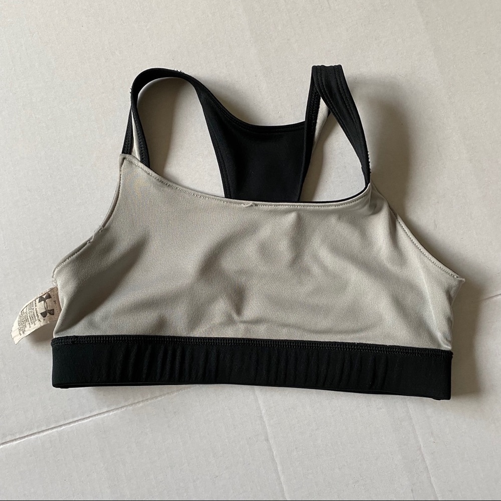 Under Amour Heat Gear Black Sport Bra Juniors L - Picture 5 of 5